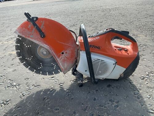 STIHL TS420 PETROL CONCRETE SAW C/W DIAMOND BLADE