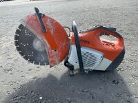 STIHL TS420 PETROL CONCRETE SAW C/W DIAMOND BLADE