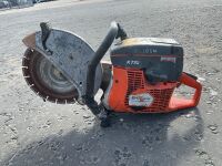 HUSQVARNA K770 PETROL CONCRETE SAW C/W DIAMOND BLADE