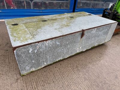APPROX. 8ft x 4ft GALVANISED METAL STORAGE BOX