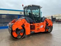 HAMM HD+110i DOUBLE DRUM RIDE ON CABBED ROLLER - 5