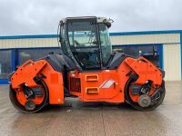HAMM HD+110i DOUBLE DRUM RIDE ON CABBED ROLLER - 6