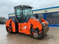 HAMM HD+110i DOUBLE DRUM RIDE ON CABBED ROLLER - 7