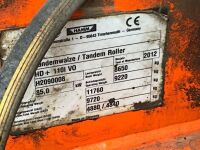 HAMM HD+110i DOUBLE DRUM RIDE ON CABBED ROLLER - 11