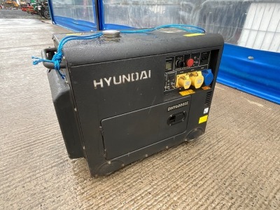 HYUNDAI DHY6000SE MOBILE DIESEL GENERATOR