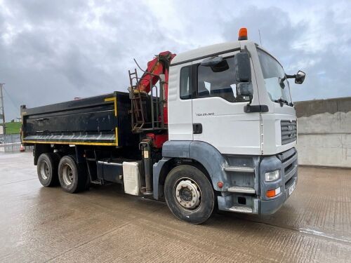 MAN TGA26.360 6x4 26 TON TIPPING GRAB LORRY