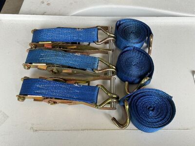 3No. RATCHETTS & STRAPS