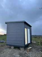 APPROX. 10.9ft x 9ft UNUSED INSULATED MODERN GARDEN ROOM / OFFICE - 20