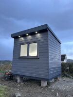 APPROX. 10.9ft x 9ft UNUSED INSULATED MODERN GARDEN ROOM / OFFICE - 22