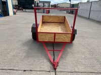 UNUSED 6x4 SINGLE AXLE CAR TRAILER - 2