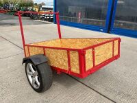 UNUSED 6x4 SINGLE AXLE CAR TRAILER - 5