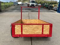 UNUSED 6x4 SINGLE AXLE CAR TRAILER - 6