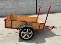 UNUSED 6x4 SINGLE AXLE CAR TRAILER - 8