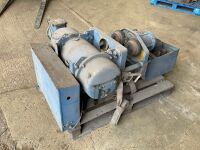 APPROX. 2 TON 3 PHASE OVER HEAD CRANE HOIST TROLLEY - 2