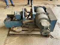 APPROX. 2 TON 3 PHASE OVER HEAD CRANE HOIST TROLLEY - 8