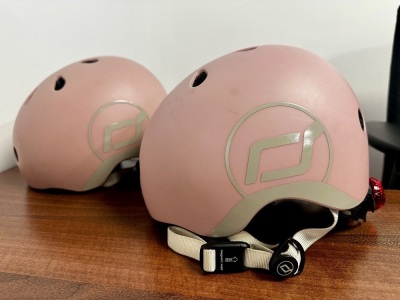2No. SCOOT AND RIDE CHILDS HELMETS