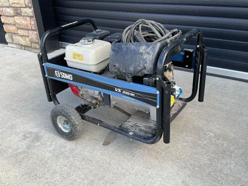 SDMO VX200/4H MOBILE PETROL WELDER/GENERATOR