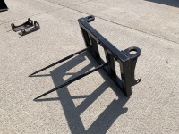 UNUSED BALE SPIKE C/W PIN & CONE BRACKETS&nbsp; - 4
