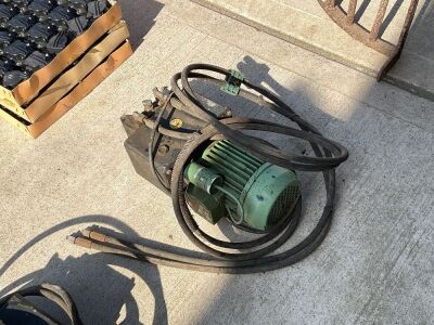 240v ELECTRIC MOTOR & HYDRAULIC PUMP