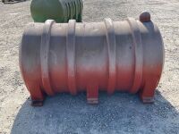 APPROX. 300 GALLON PLASTIC OIL TANK - 6