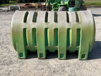 APPROX. 600 GALLON PLASTIC OIL TANK - 6