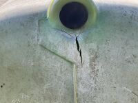 APPROX. 600 GALLON PLASTIC OIL TANK - 9