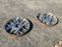 2No. 8 STUD STEEL WHEELS - 3
