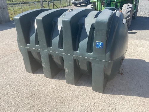 APPROX. 600 GALLON PLASTIC OIL TANK