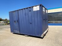 APPROX 12ft x 7ft BOSS CABINS SINGLE AXLE ANTI VANDAL WELFARE UNIT &nbsp; - 5