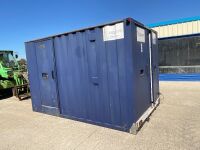 APPROX 12ft x 7ft BOSS CABINS SINGLE AXLE ANTI VANDAL WELFARE UNIT &nbsp; - 40