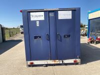 APPROX 12ft x 7ft BOSS CABINS SINGLE AXLE ANTI VANDAL WELFARE UNIT &nbsp; - 41