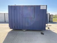 APPROX 12ft x 7ft BOSS CABINS SINGLE AXLE ANTI VANDAL WELFARE UNIT &nbsp; - 43