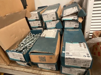 18No. UNUSED BOXES M12x130 ANCHOR BOLTS