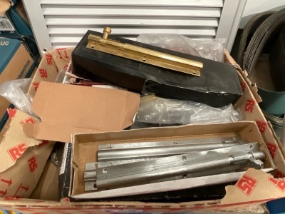 LARGE SELECTION OF ASSORTED DOOR BOLTS