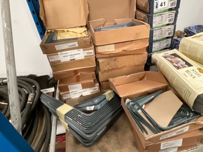 APPROX. 18No. UNUSED BOXES OF ASSORTED SHELF BRACKETS
