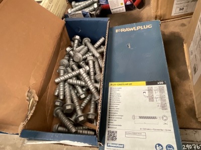 APPROX. 70No. UNUSED M12x75 THUNDER BOLTS