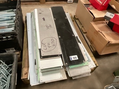 PALLET TO INC. LARGE SELECTION OF DOOR KICK PLATES