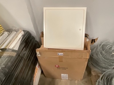 7No. UNUSED 450mm x 450mm ACCESS PANELS