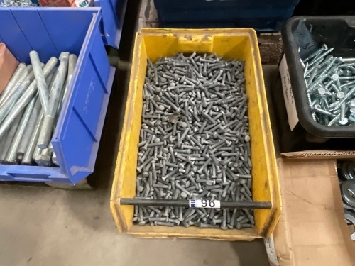 PLASTIC CRATE TO INC. LARGE SELECTION OF PALASIDE FENCING BOLTS
