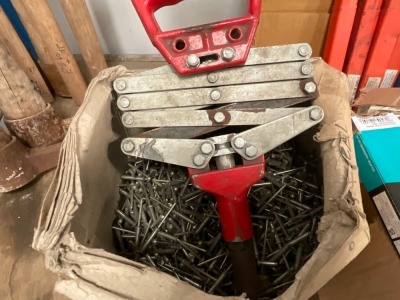 BOX OF POP RIVETS & RIVET GUN