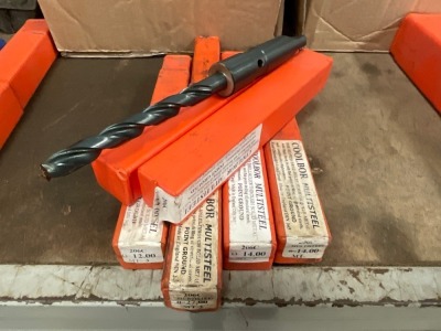 5No. UNUSED ASSORTED ENGINEERS DRILL BITS