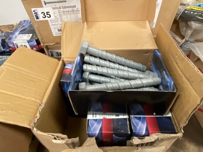 APPROX. 50No. UNUSED M16x150 THUNDER BOLTS