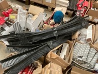 PALLET OF ASSORTED MODESTY BLOCKS, RAIL BRACKETS, ETC - 5