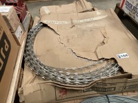 2No. UNUSED ROLLS OF RAZOR WIRE & ROLL OF BULL WIRE - 2