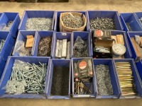 PALLET OF ASSORTED UNUSED BOLTS, NUTS & WASHERS