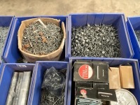 PALLET OF ASSORTED UNUSED BOLTS, NUTS & WASHERS - 6
