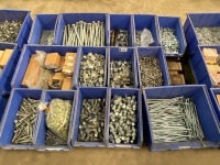 PALLET OF ASSORTED UNUSED BOLTS, NUTS & WASHERS