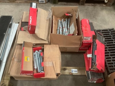 PALLET TO INC. HILTI BOLTS & FIXINGS