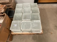 PALLET TO INC. APPROX. 24No. GLASS BLOCKS - 2