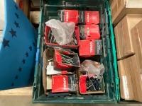 PALLET OF SCREWS, COWLS, PLASTIC DIVIDES, ETC - 3